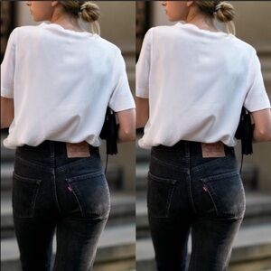 Vintage Levi’s Distressed Tapered High Rise Jeans